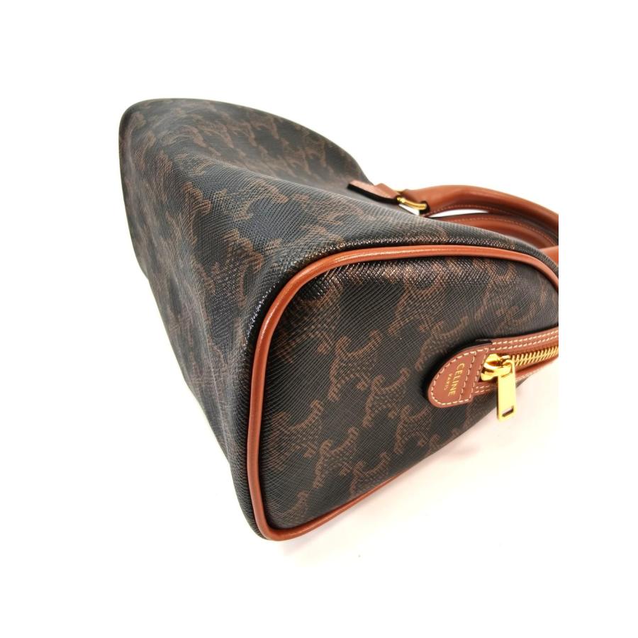 CELINE セリーヌ トリオンフ 2WAY スモール ハンドバッグ ショルダーバッグ タン 管理番号：10399_6
