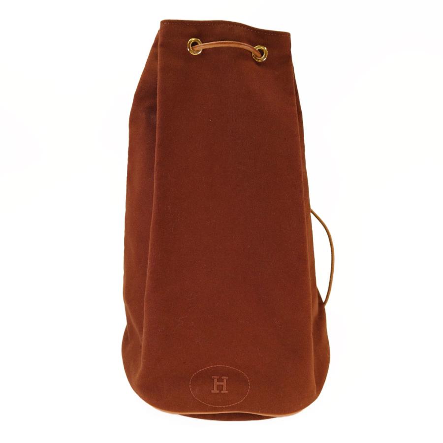 HERMES（エルメス） ポロションミミル ショルダーバッグ 巾着 ブラウン 
