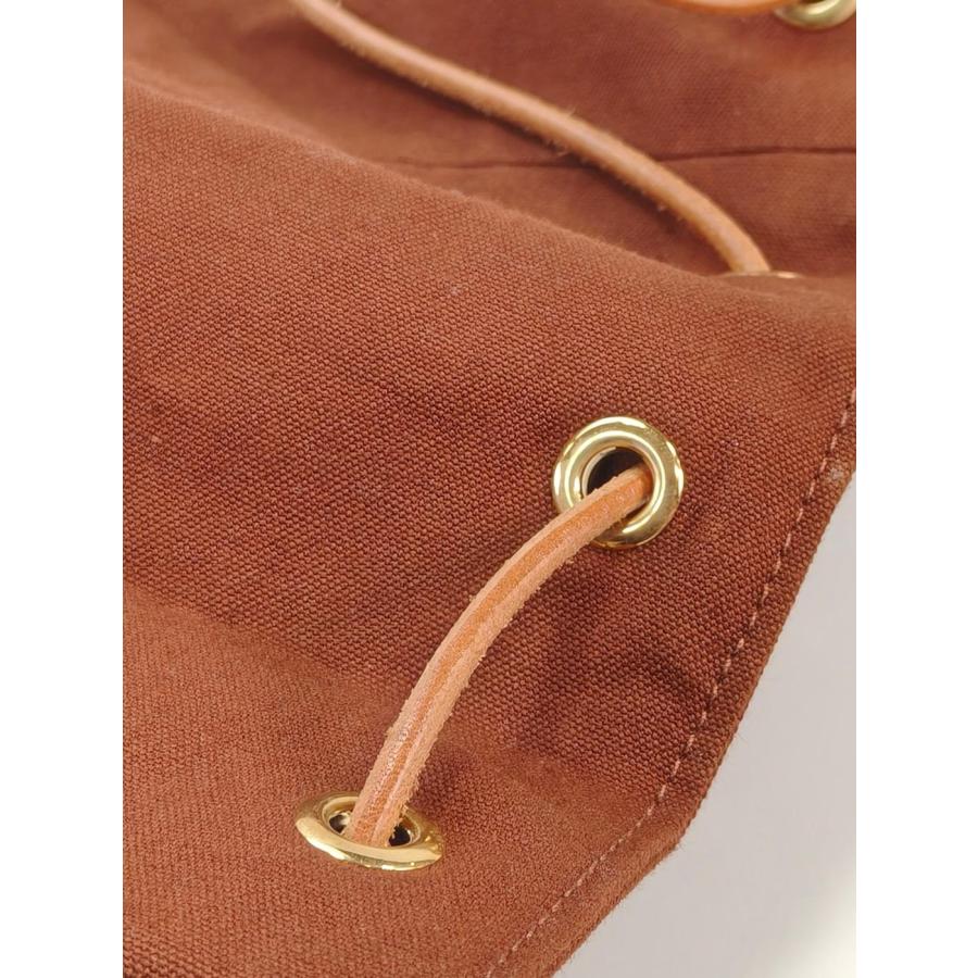 HERMES（エルメス） ポロションミミル ショルダーバッグ 巾着 ブラウン 