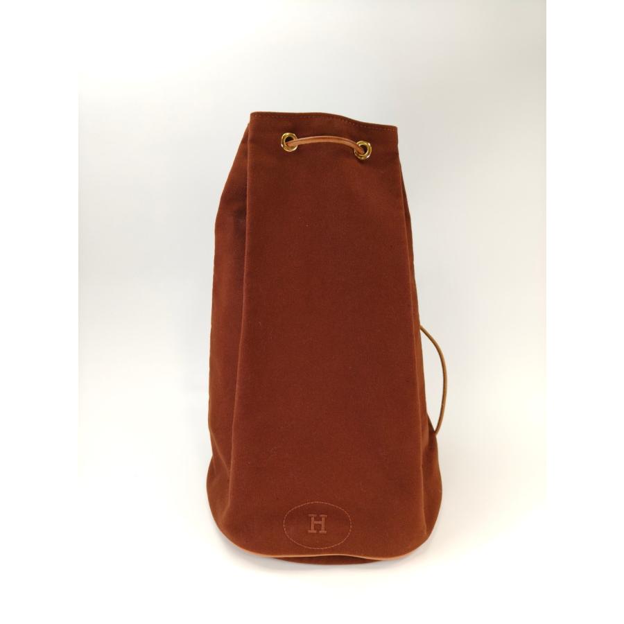 HERMES（エルメス） ポロションミミル ショルダーバッグ 巾着 ブラウン 