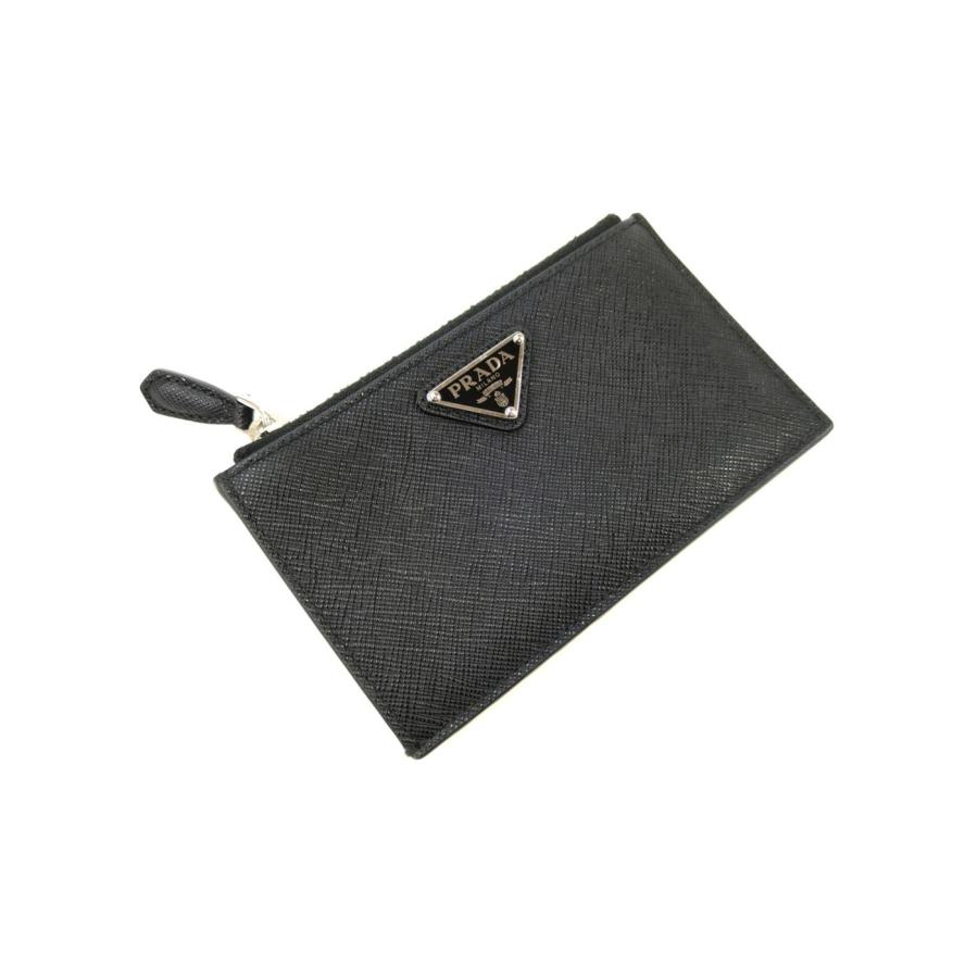 極美品 PRADA 小物ケース PRADA（プラダ） カードケース フラグメントケース ミニ財布 ブラック