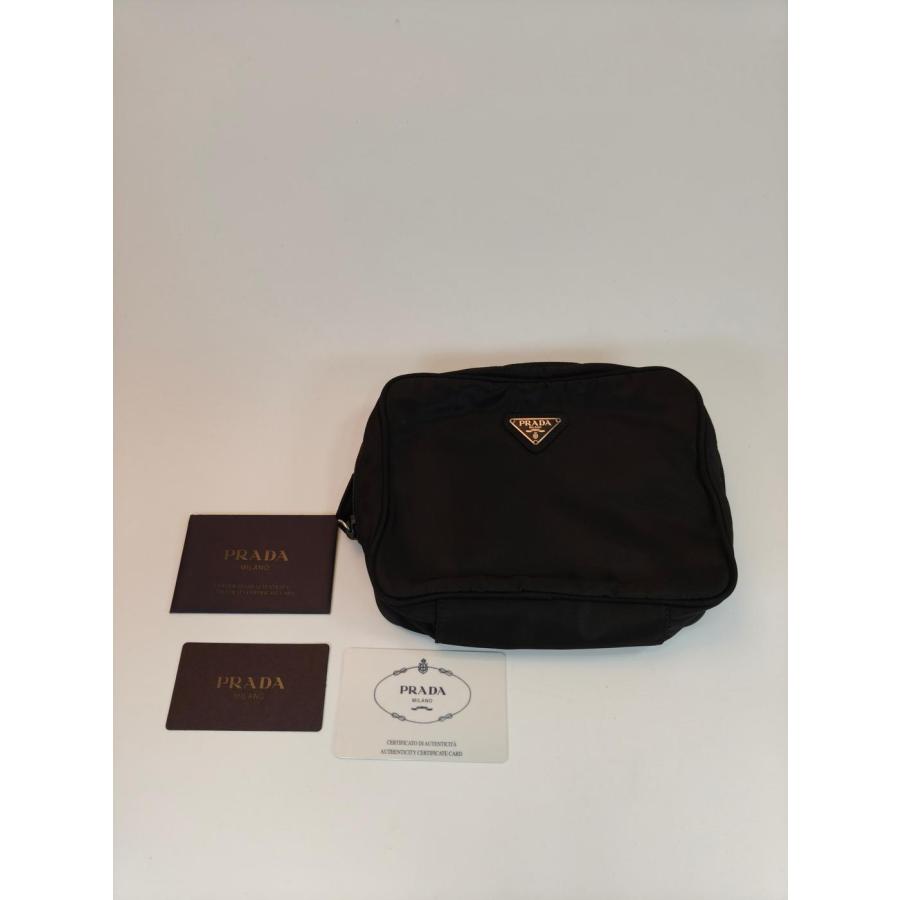 Prada プラダ Re-Nylon トラベルポーチ | ブラック | FARFETCH JP 