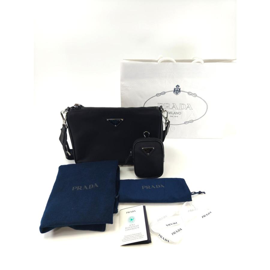 PRADA プラダ ナイロン ショルダーバッグ NERO ブラック 管理番号：10820_10