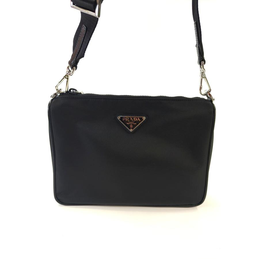 PRADA プラダ ナイロン ショルダーバッグ NERO ブラック 管理番号：10820_1