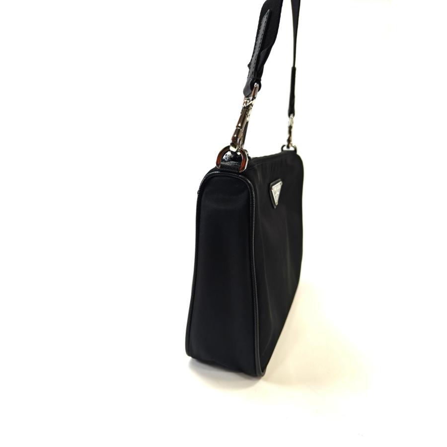 PRADA プラダ ナイロン ショルダーバッグ NERO ブラック 管理番号：10820_4