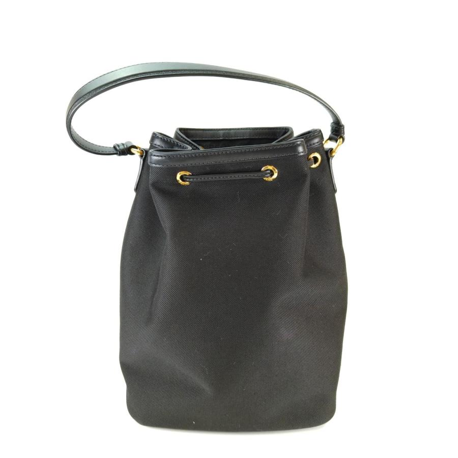 PRADA 巾着型 ハンドバッグ ブラック PRADA（プラダ） 2WAY ショルダーバッグ ハンドバッグ 巾着 ブラック