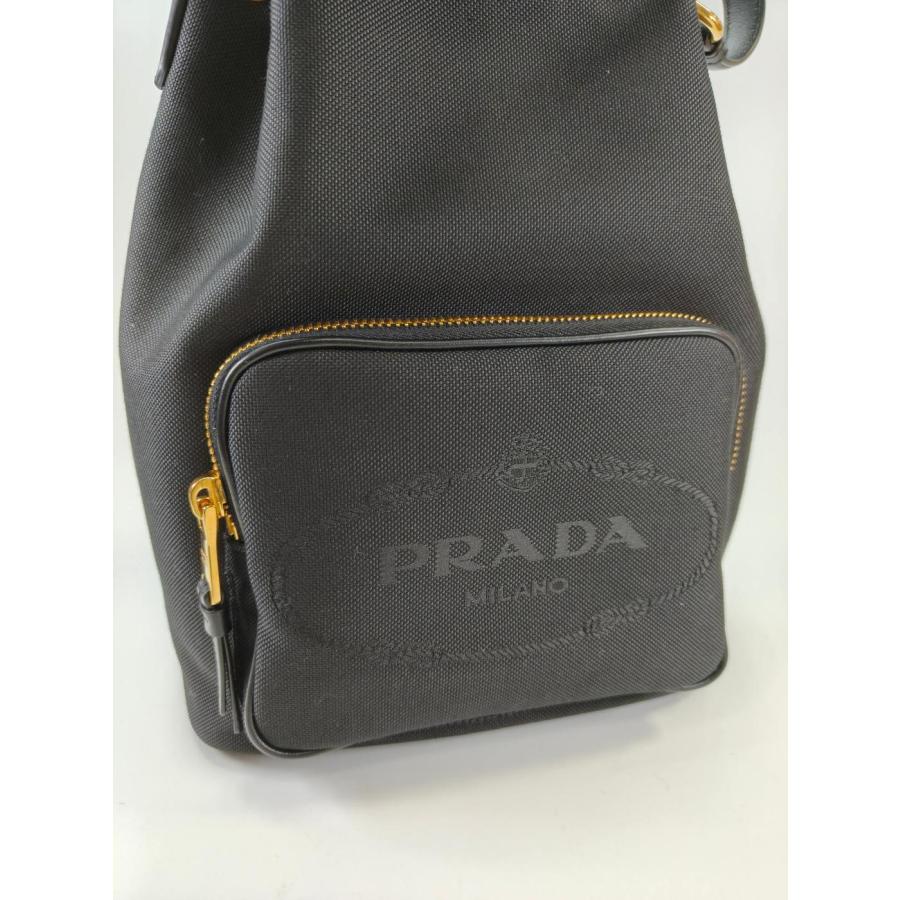 PRADA（プラダ） 2WAY ショルダーバッグ ハンドバッグ 巾着 ブラック