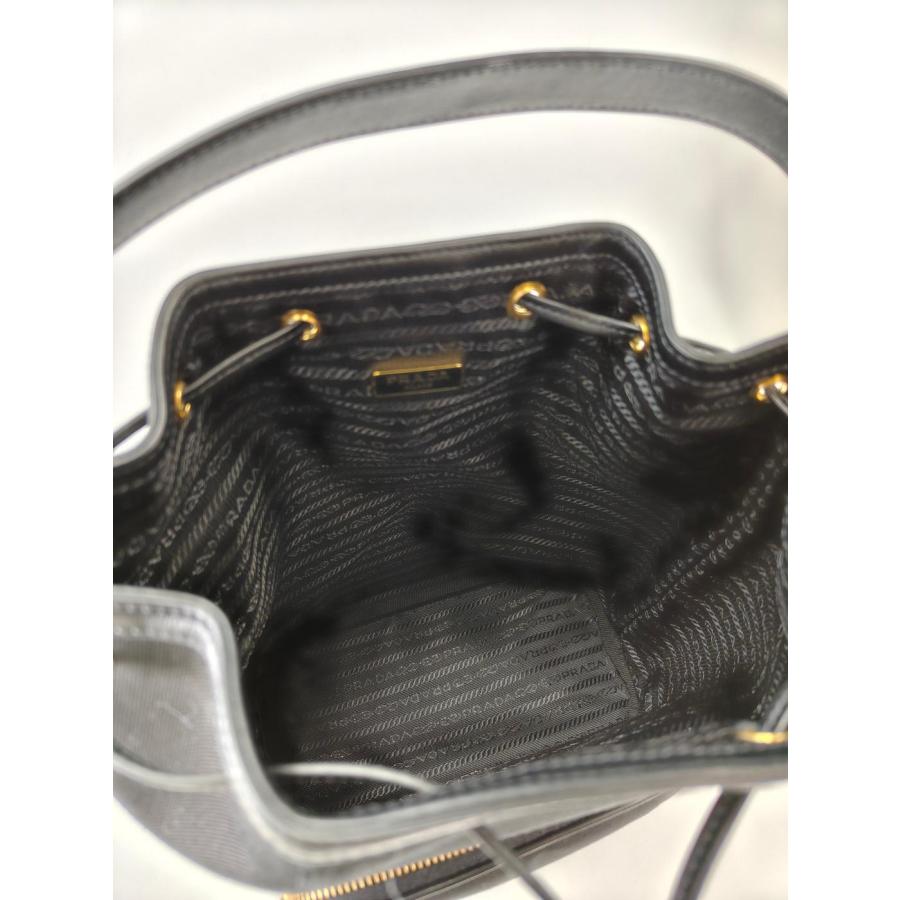 PRADA（プラダ） 2WAY ショルダーバッグ ハンドバッグ 巾着 ブラック