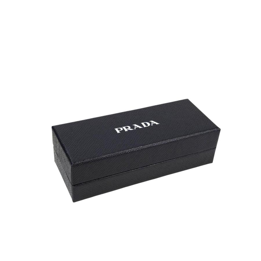 PRADA（プラダ） 三角ロゴチャーム付き サフィアーノ キーホルダー