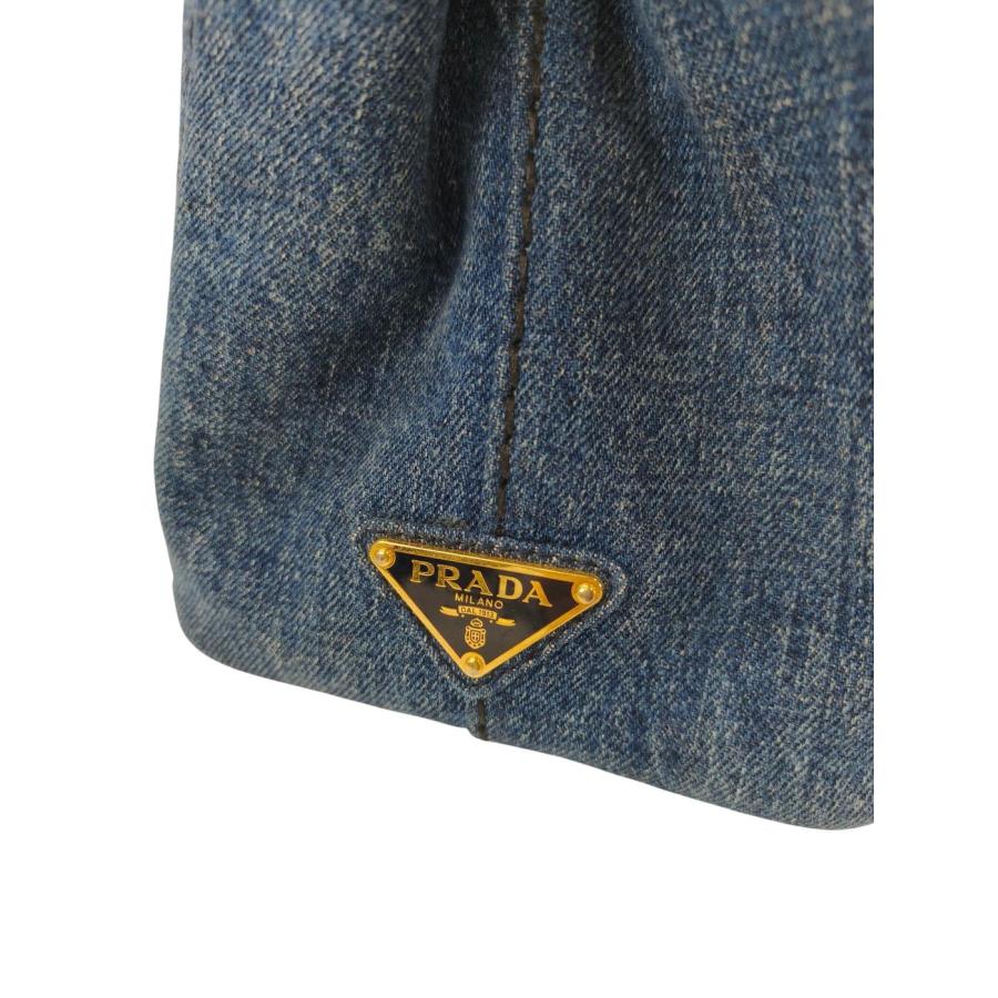 PRADA（プラダ） カナパ デニム 2WAY トートバッグ ネイビー 管理番号