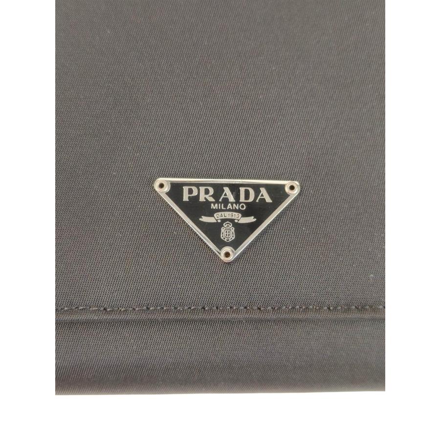 PRADA（プラダ） 三角ロゴ付き 二つ折り長財布 ブラック 管理番号