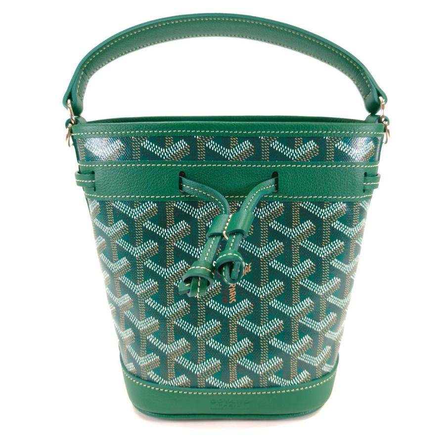 GOYARD ゴヤール プチ・フロ ミニバック 2Way ショルダーバッグ ハンドバッグ グリーン 管理番号：10473 GOYARD（ゴヤール） プチ・フロ ミニバック 2Way ショルダーバッグ