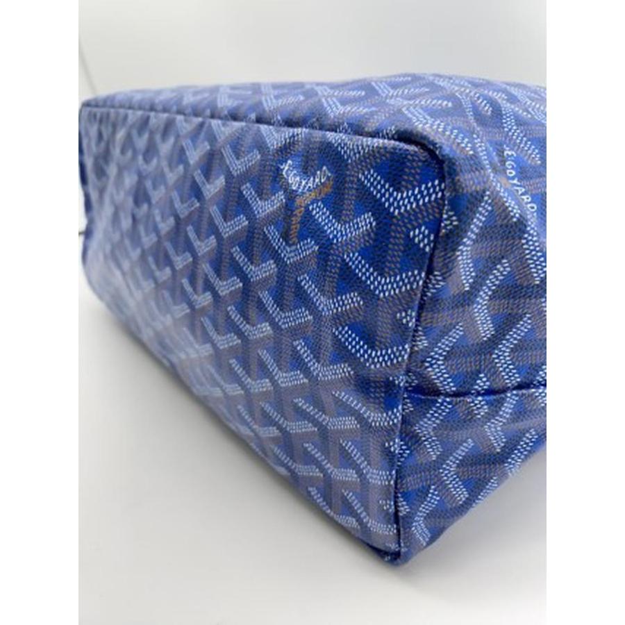 GOYARD（ゴヤール） サンルイPM トートバッグ ブルー ポーチ付き 管理