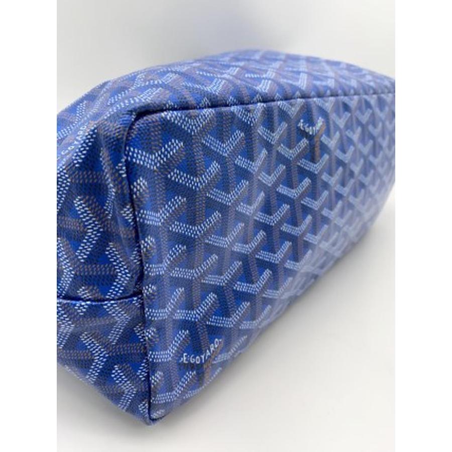 GOYARD（ゴヤール） サンルイPM トートバッグ ブルー ポーチ付き 管理