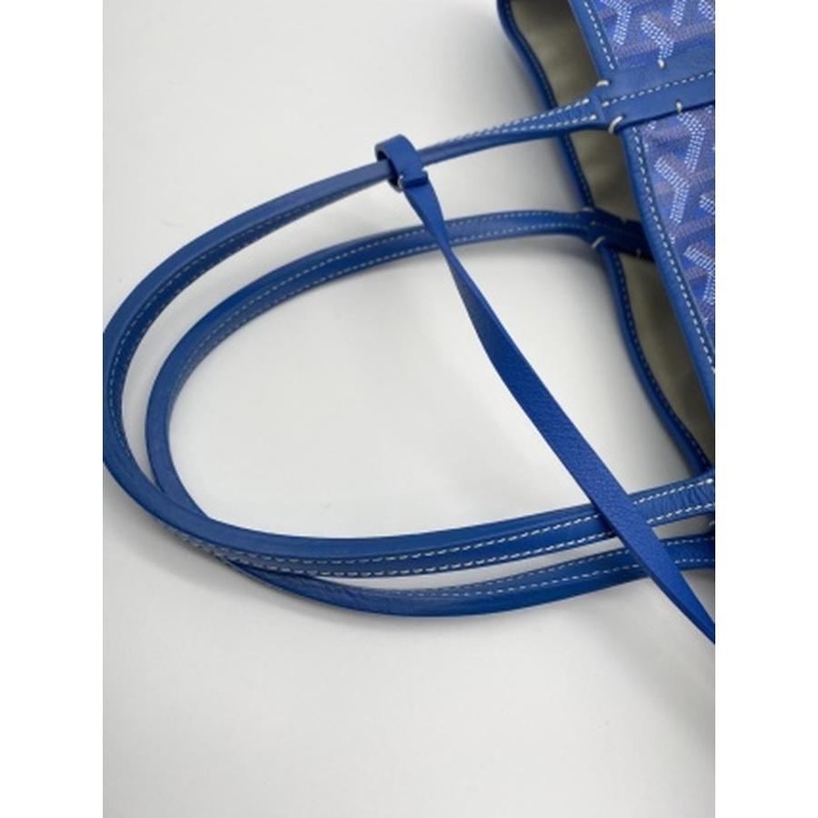 GOYARD（ゴヤール） サンルイPM トートバッグ ブルー ポーチ付き 管理