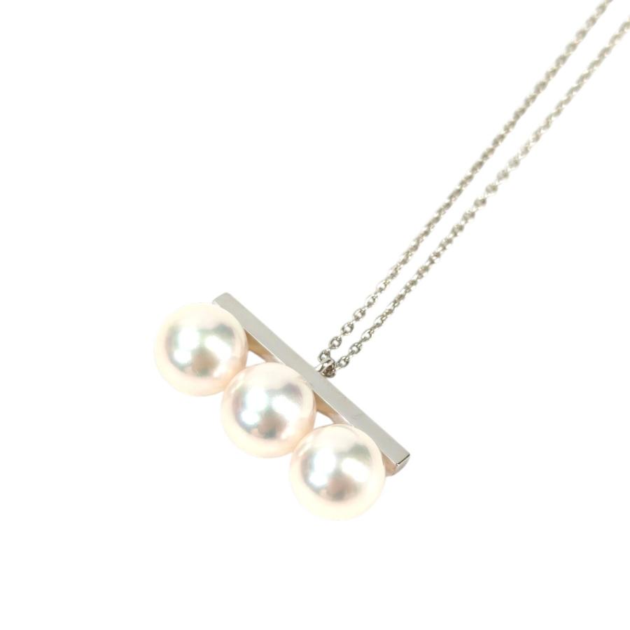 TASAKI（タサキ） バランス ネオ ペンダント パール3連 ネックレス 