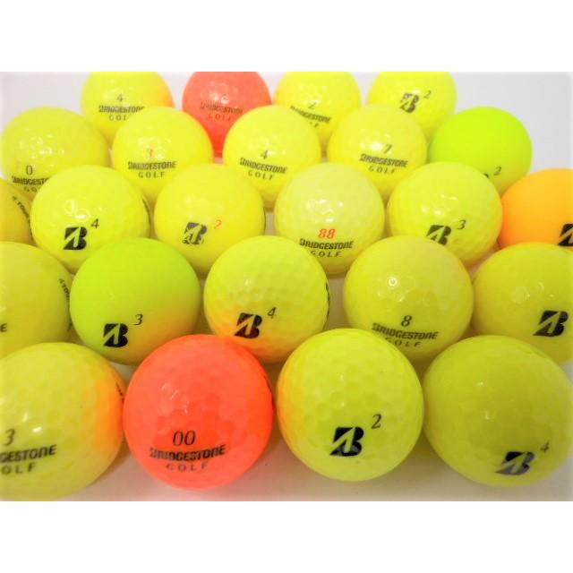① ブリヂストン カラーボール ロストボール 24球 BRIDGESTONE GOLF ブリヂストン 限定 カラーボール 24球 Bランク