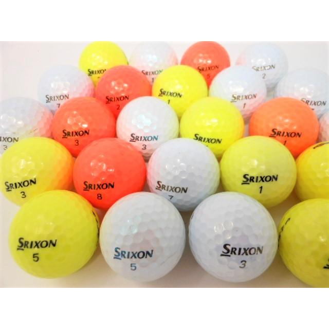 特販 - 【A20】 SRIXON Z-STARXV 黄 年式混合 ロストボール 24球