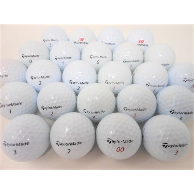 ⑦ テーラーメイド ロストボール ゴルフボール 24球 TaylorMade 送料無料 テーラーメイド カラーボール 24球 Bランク