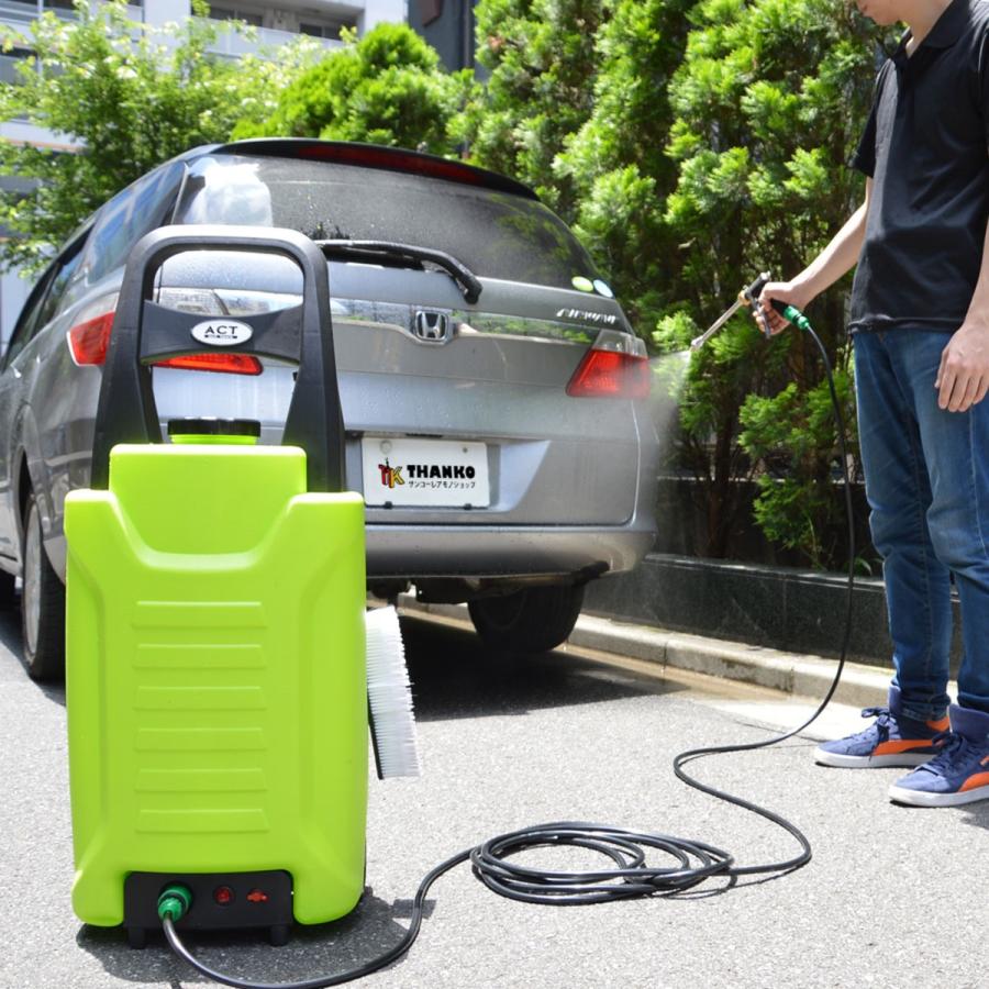THANKO タンク式充電どこでも高圧洗浄機 ACTD2WS8 : サンコー公式通販