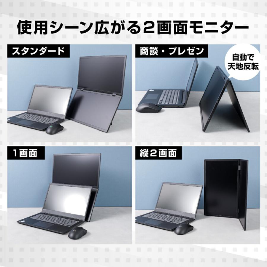 THANKO 15.6インチ 2画面 デュアルモニター モバイルモニター THANKO 15.6インチ 2画面 デュアルモニター モバイルモニター