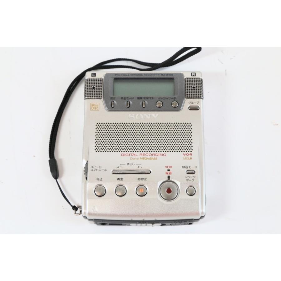 SONY MZ-B100 ポータブルミニディスクレコーダー 【中古品