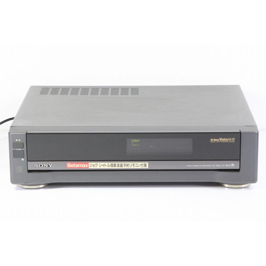 SONY SL-200D Hi-Band Betahi-fi ベータマックスビデオデッキ SONY SL-200D Hi-Band Betahi-fi ベータマックスビデオデッキ