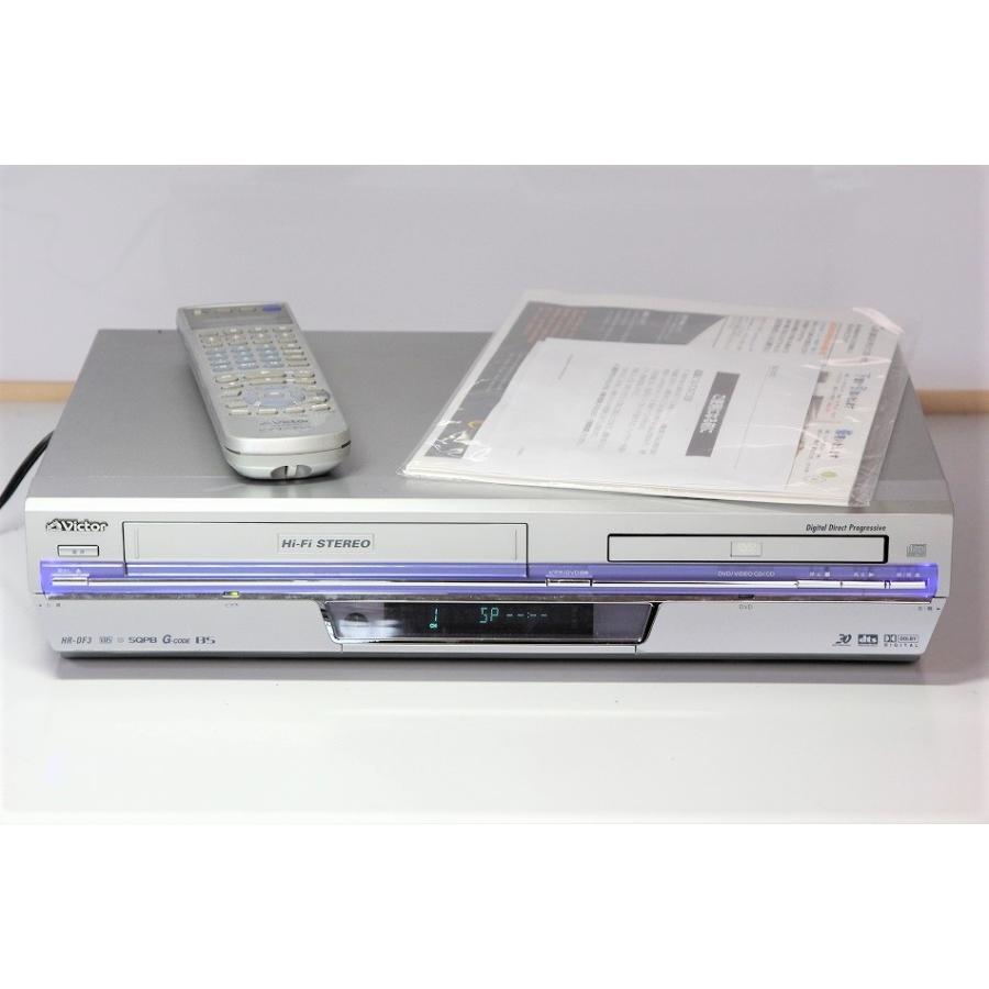 JVCケンウッド ビクター DVDプレーヤー一体型VHSビデオ HR-DF3 【公式