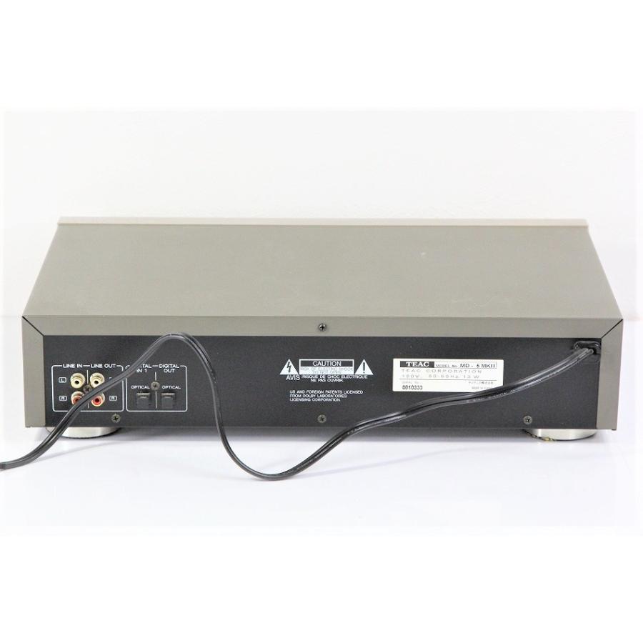 【良品・動作品】 TEAC MD-5MK2 MDデッキ　MDレコーダー TEAC MDデッキ MD-5MK2 【中古品】 : サンクス電機 ヤフーショップ