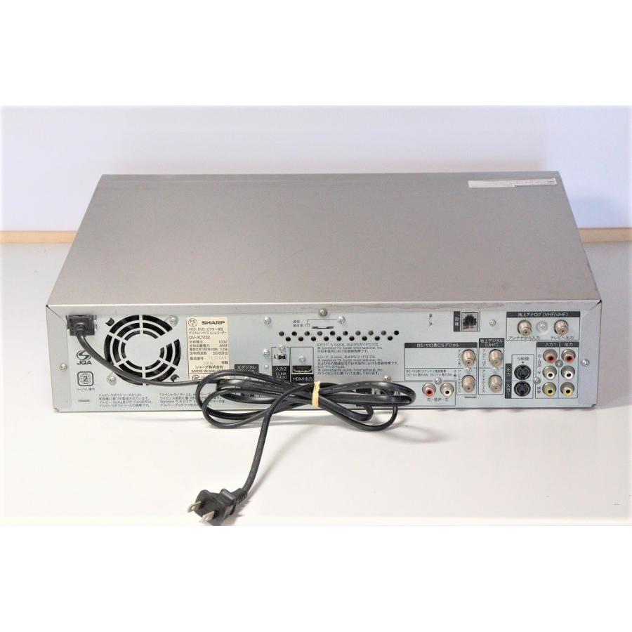 シャープ 250GB ビデオ一体型DVDレコーダー DV-ACV32 【中古品