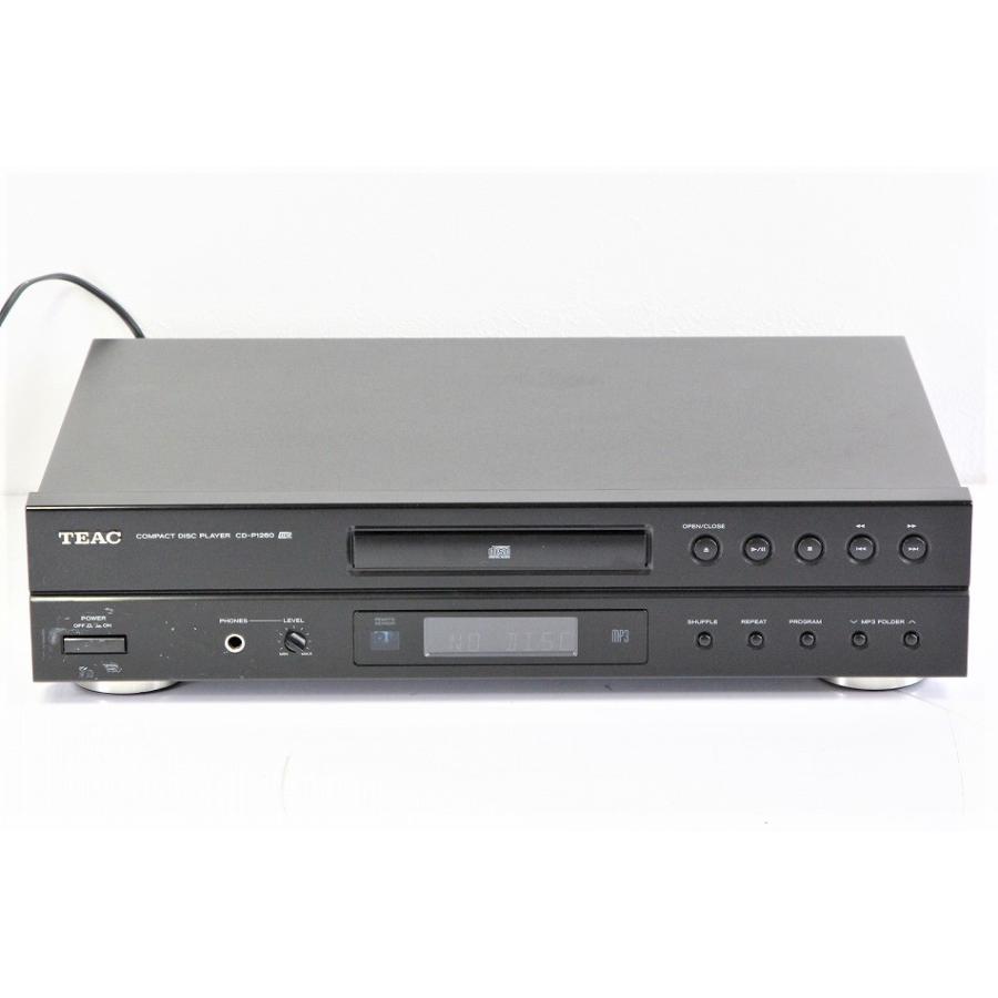 TEAC CDプレーヤー CD-P1260 【中古品】 : サンクス電機 ヤフー