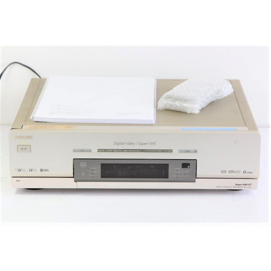 ソニー S-VHS/miniDV/DV デジタルダブルビデオデッキ WV-DR9 【中古