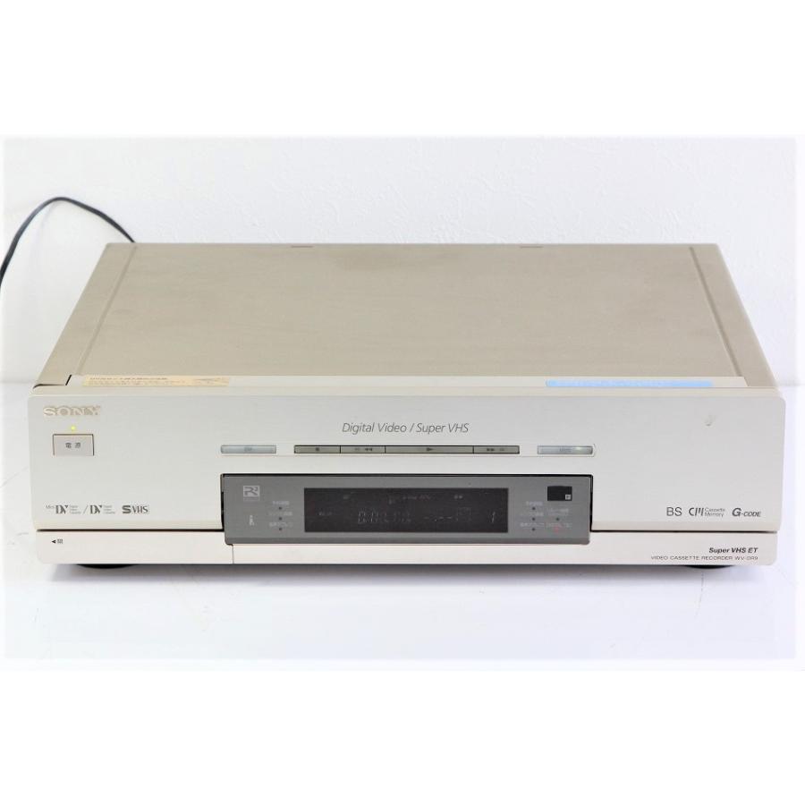 ソニー S-VHS/miniDV/DV デジタルダブルビデオデッキ WV-DR9 【中古