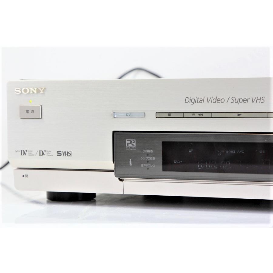 ソニー S-VHS/miniDV/DV デジタルダブルビデオデッキ WV-DR9 【中古