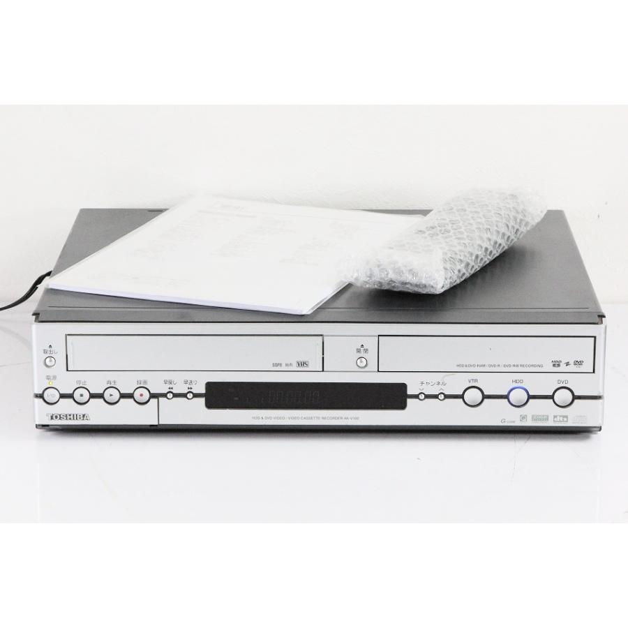 東芝 AK-V100一体型 VHS HDD DVDレコーダー