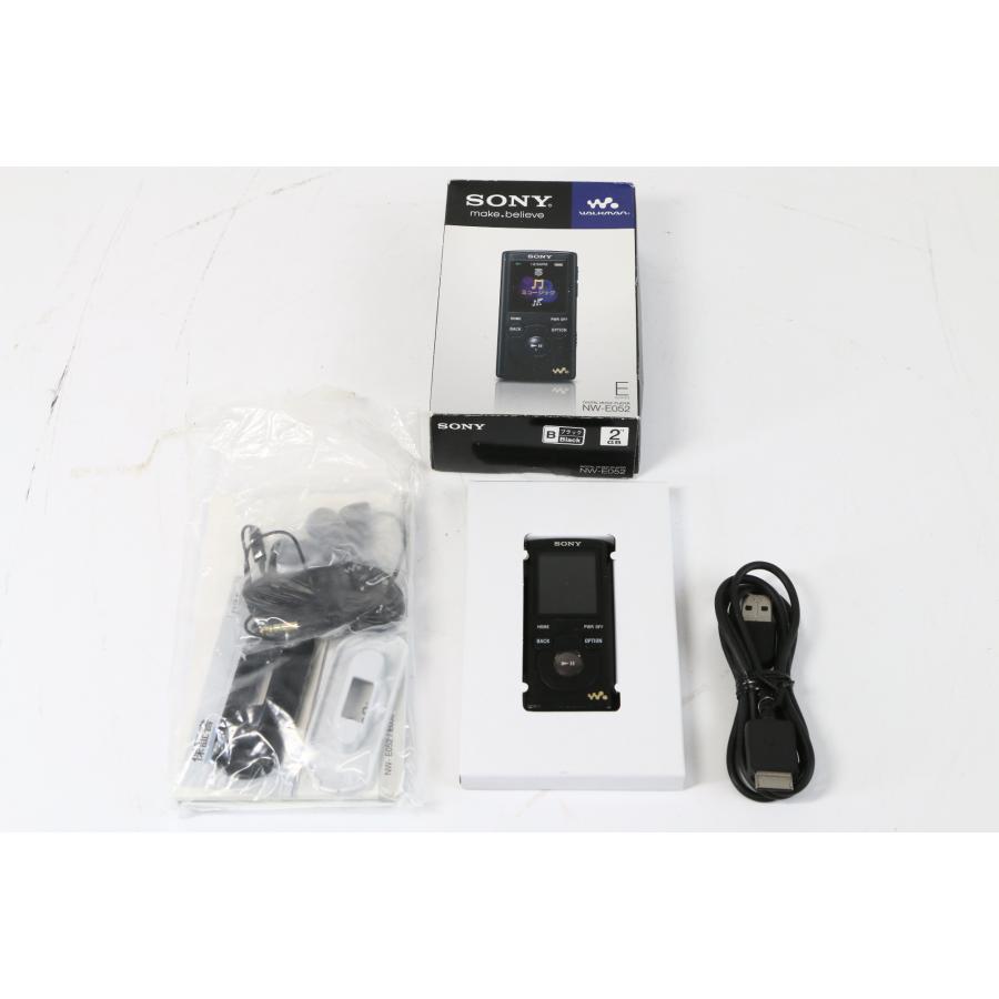 SONY ウォークマン Eシリーズ 2GB ブラック NW-E052/B 【中古美品