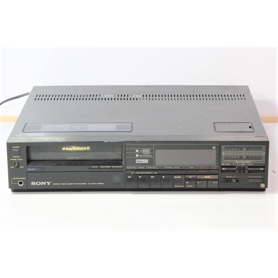SONY SL-HF507 Hi-Band & Beta hi-fi ベータデッキ 【中古整備品 SONY SL-HF507 Hi-Band & Beta hi-fi ベータデッキ 【中古整備品