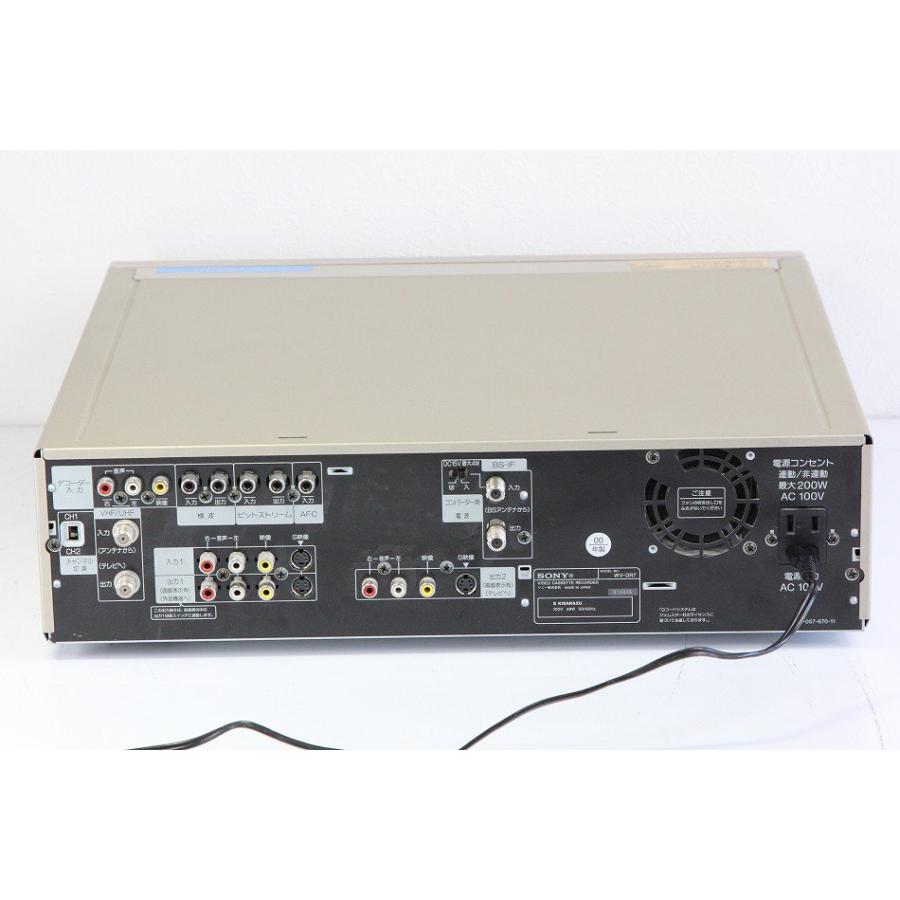 SONY DV/VHSダブルビデオデッキ WV-DR7 【中古整備品 SONY DV/VHSダブルビデオデッキ WV-DR7 【中古整備品