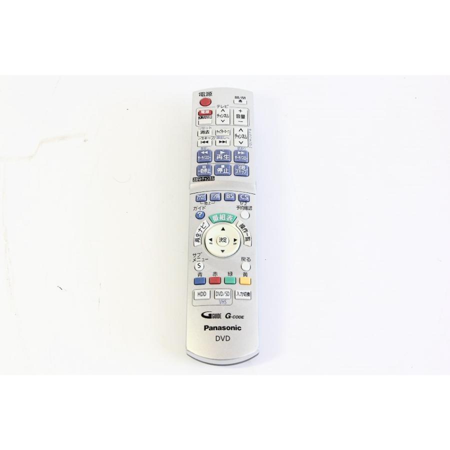 Panasonic ハイビジョンDVDレコーダー用リモコン N2QAYB000187 【中古