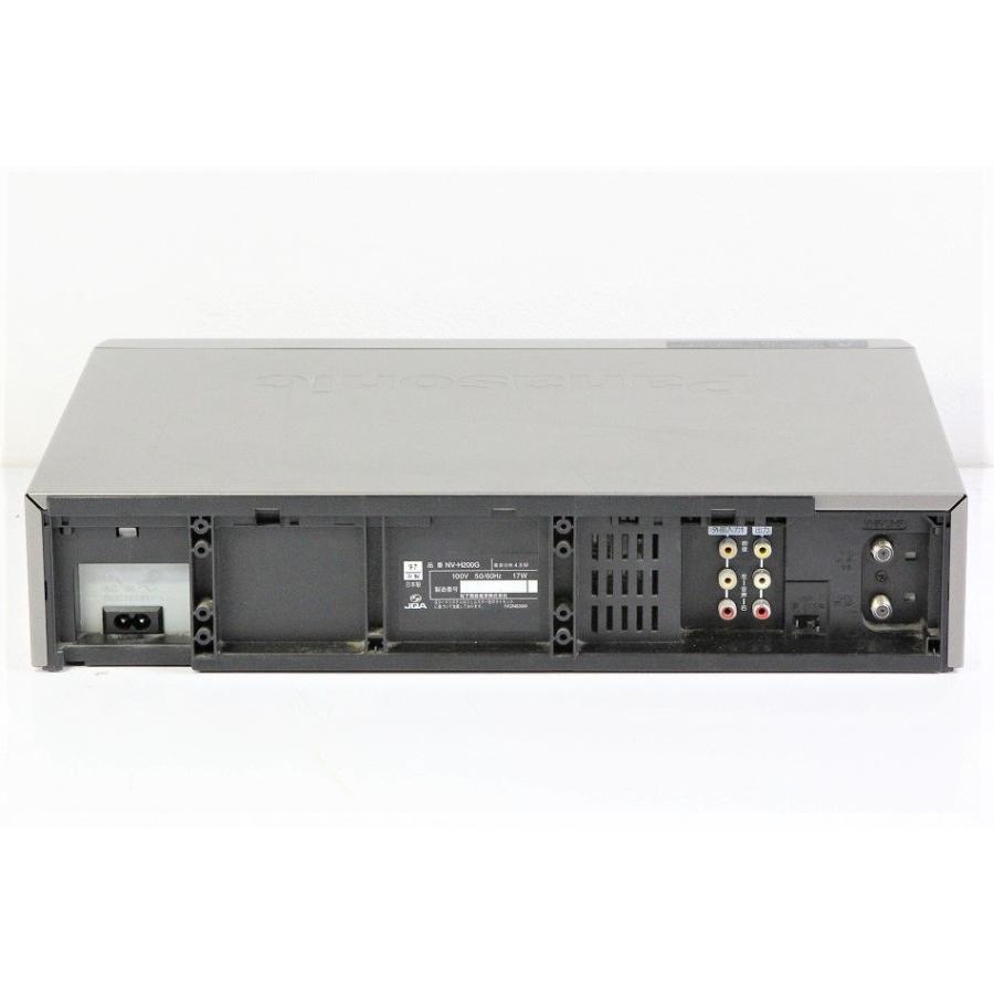 Panasonic ビデオカセットレコーダー NV-H200G(中古品) VHSビデオデッキ パナソニック NV-H200G 【中古整備品】 : サンクス