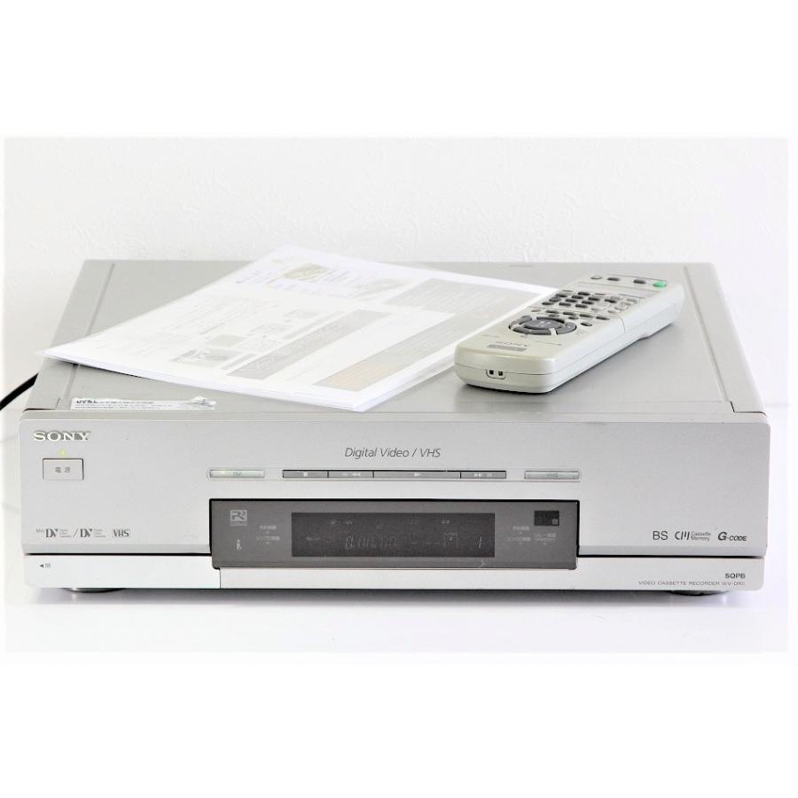 SONY DV+VHSビデオデッキ　ソニー　WV-DR5　21341(中古品) SONY miniDV/DV/VHSダブルビデオデッキ WV-DR5 【中古整備品