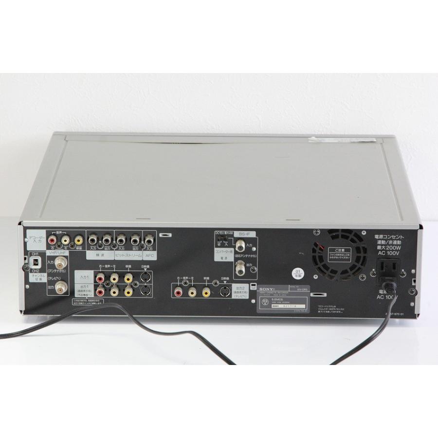 SONY miniDV/DV/VHSダブルビデオデッキ WV-DR5 【中古整備品