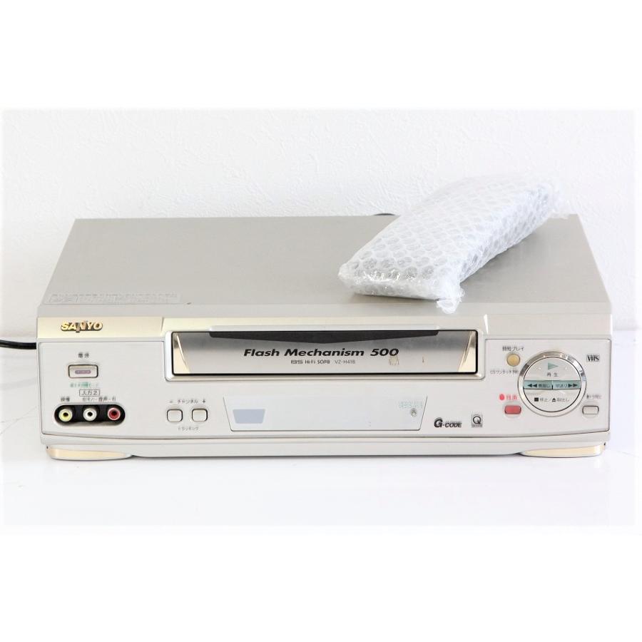 VHSビデオデッキ サンヨー VZ-H41B リモコン付き 【中古品