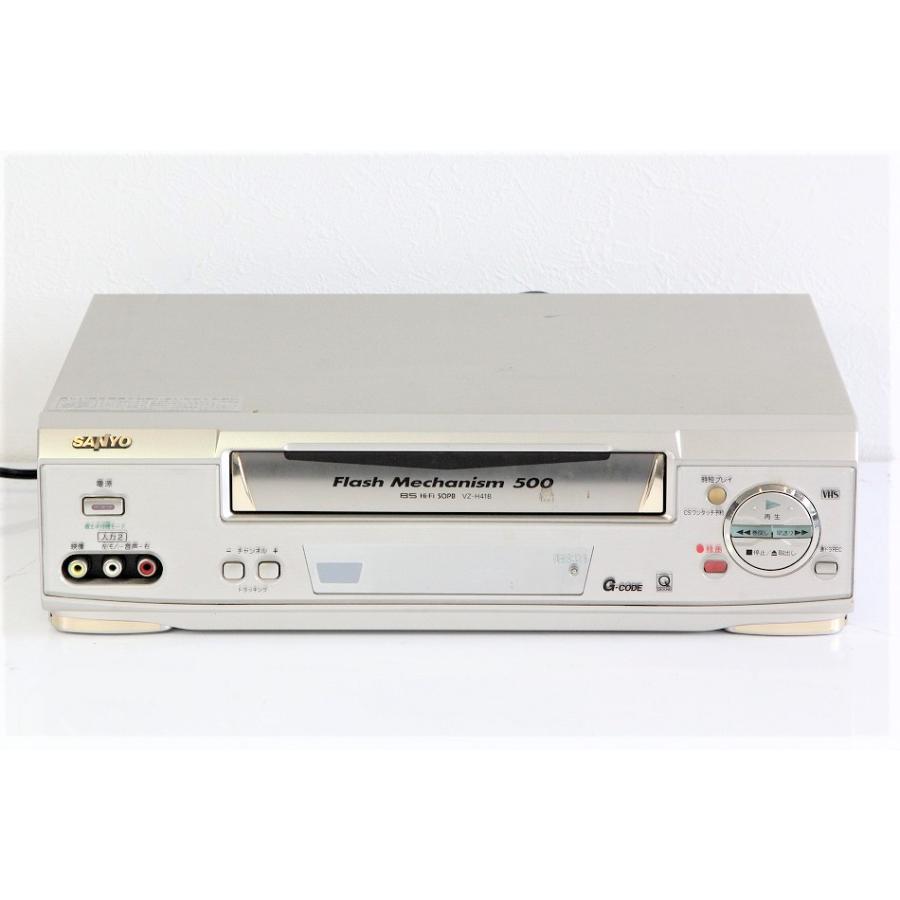 VHSビデオデッキ サンヨー VZ-H41B リモコン付き 【中古品