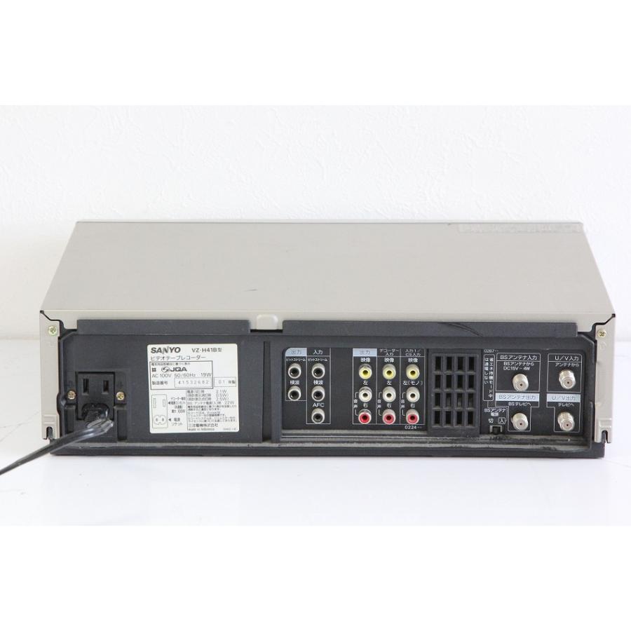 VHSビデオデッキ サンヨー VZ-H41B リモコン付き 【中古品