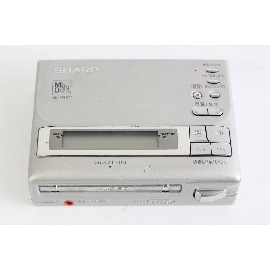 SHARP シャープ MD WALKMAN MDウォークマン ポータブルMD MD-MS100（中古品） SHARP シャープ MD WALKMAN MDウォークマン ポータブルMD MD-MS100