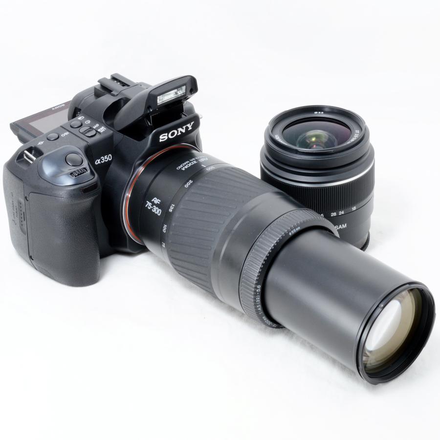 α（ソニー） ソニー デジタル一眼レフカメラ SONY α350 18-55mm 75