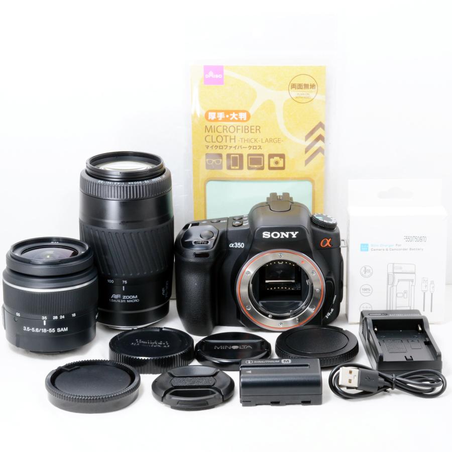 α（ソニー） ソニー デジタル一眼レフカメラ SONY α350 18-55mm 75