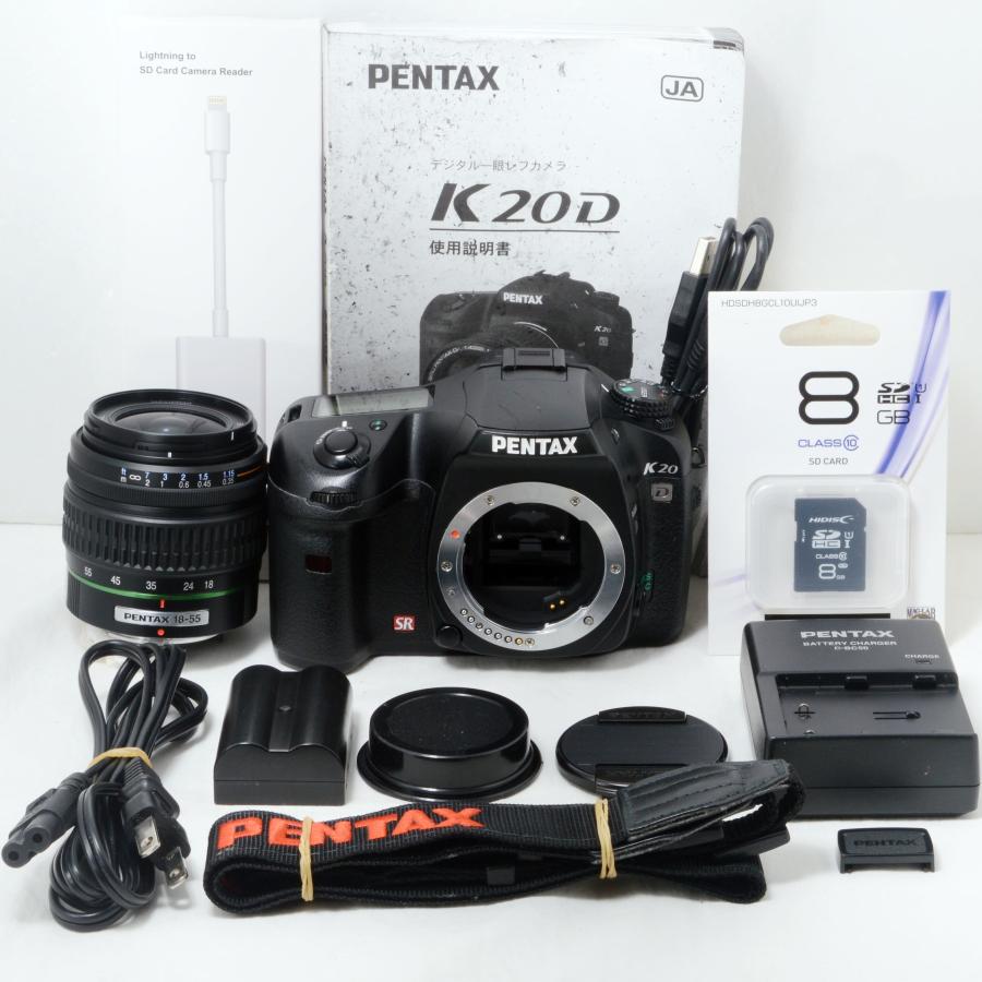 ペンタックス デジタル一眼レフカメラ PENTAX K20D 18-55 レンズキット 