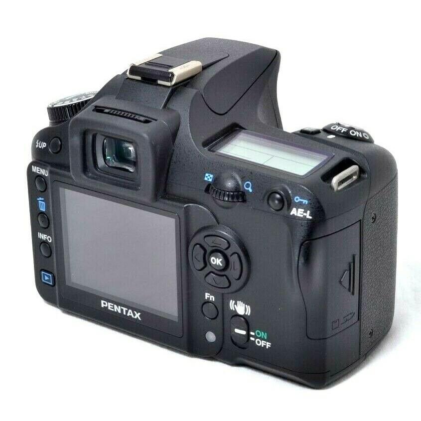 ペンタックス デジタル一眼レフカメラ PENTAX K100D DA 1855 レンズキット SDカード付き 初心者 おすすめ 中古